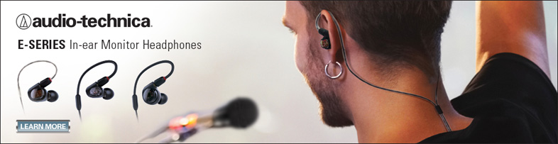 Audio-Technica E-Series In-Ear Monitor Headphones