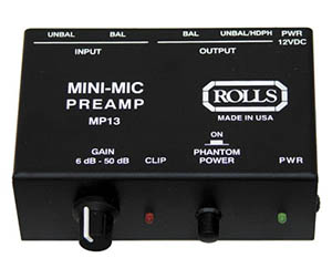 Microphone Pre Amps
