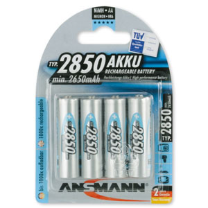 Ansmann Rechargeable AA Batteries