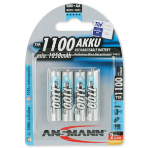 Ansmann Rechargeable AAA Batteries