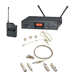 Audio-Technica Wireless Microphone System and Samson Technologies SE50T  Headworn Microphone
