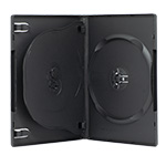 MediaSAFE 3-Disc Black Flip Tray DVD Case back thumbnail