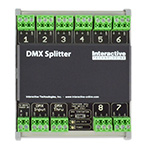 Interactive Technologies DMX 8-Way DIN Rail Splitter left thumbnail
