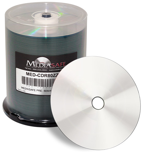 MediaSafe Blank CD-R 52X 700MB
