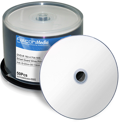 MediaSAFE FalconMedia Blank DVD-R 16X 4.7GB