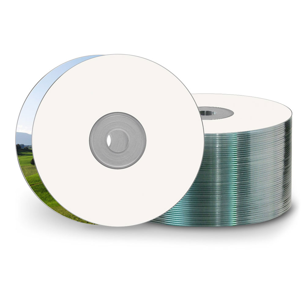 900 Blank CDs White Inkjet Printable - Largest White Surface Space You Can  Find