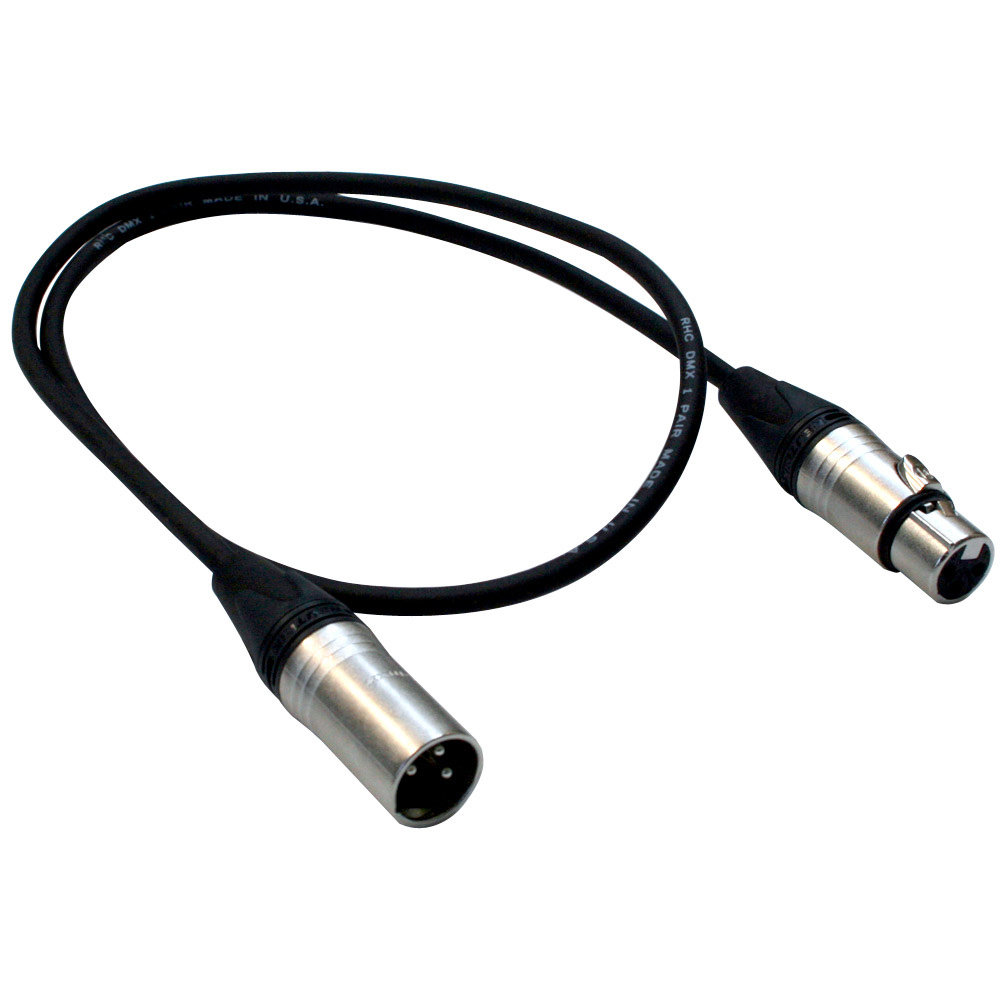 Rapco NDMX3-6 DMX Cable with Neutrik connectors
