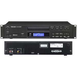 Tascam CD-200BT CD Player with Bluetooth Receiver