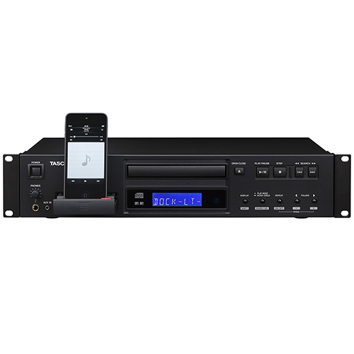 Tascam CD-200iL Pro Single CD Player with iPod Dock