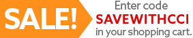 Sale: Enter code SAVEWITHCCI in your shopping cart.